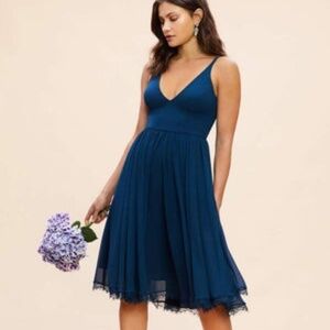 Dress The Population Alicia Dress, Size M, Peacock blue, NWT